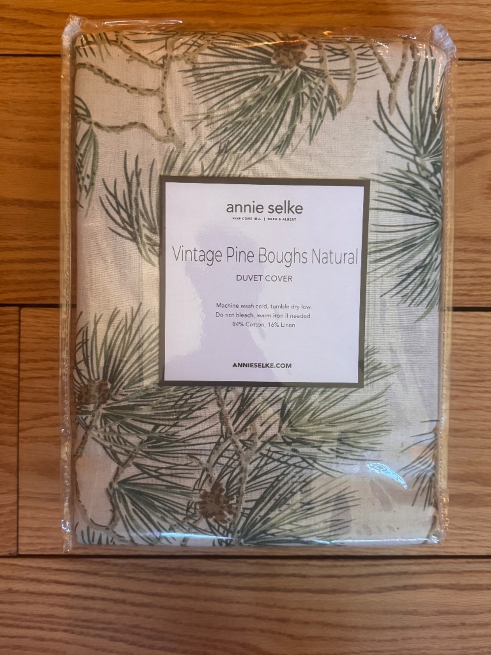 Annie Selke Pine Cone Hill Pine Boughs King Duvet Cover